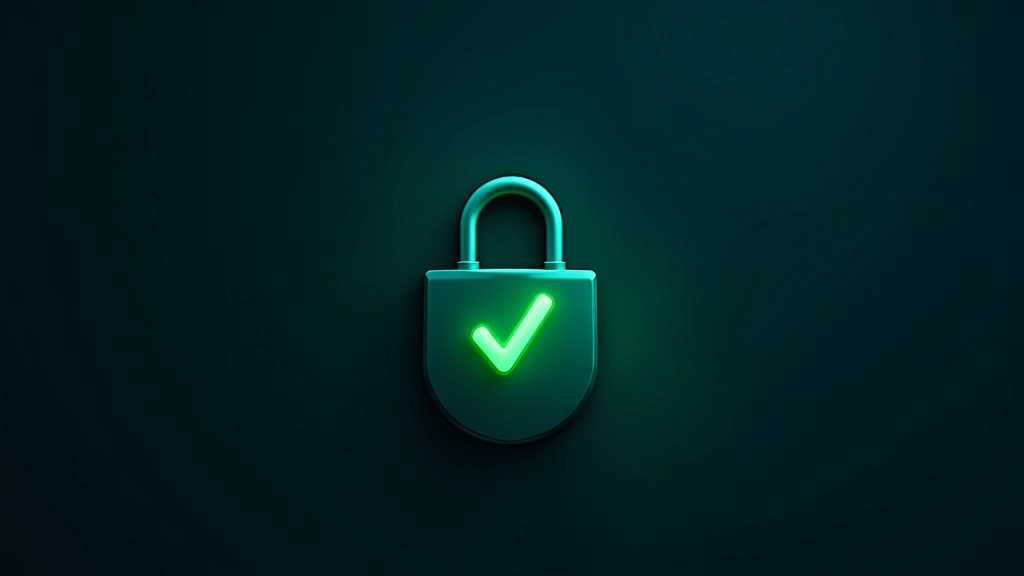 Secure lock symbol representing strong password protection and data security
